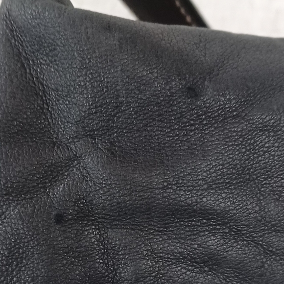 Frankie & Johnnie Navy Leather Purse/Bag - Picture 16 of 16